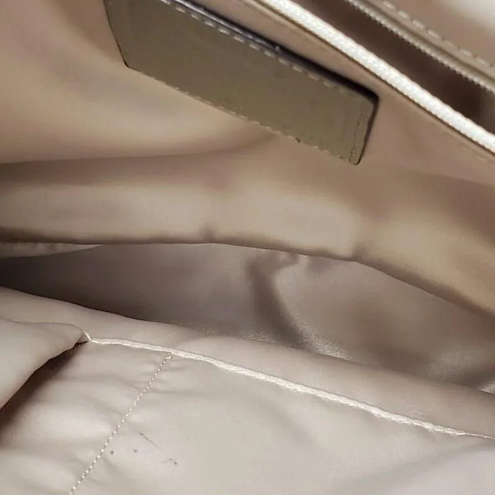 Coach Campbell Exotic Snakeskin Embossed Leather Small Flap Satchel Bag - Picture 7 of 8